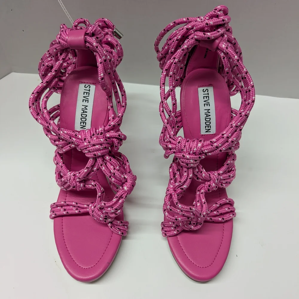 Steve Madden Fuchsia Knotted Heels